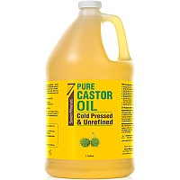 Seven Minerals Cold Pressed Castor Oil With Frankincense 16 Fl Oz Bottle Unrefined Hexane Free Hair Growth Thicker Eyel