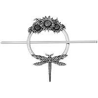 Haquil Dragonfly Sunflower Hairpin Retro Vintage Decorative For Hair Accessory Jewelry For Women