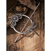 Haquil Dragonfly Sunflower Hairpin Retro Vintage Decorative For Hair Accessory Jewelry For Women