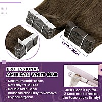 Laavoo Hair Extensions Tape In Human Hair Ombre Blonde Tape In Hair Extensions Light Brown Ombre To Platinum Blonde Tape In Huma