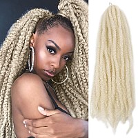 Byhair Afro Kinky Twist Crochet Hair Braids Marley Braid Hair 24Inch Blonde Cuban Twist Braiding Hair 6Packs613