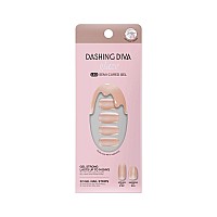 Dashing Diva Glaze Nail Strips Ring The Alarm Works With Any Led Nail Lamp Long Lasting Chip Resistant Semicured Gel Nai