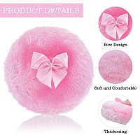 Sibba Large Fluffy Powder Puff 4 Inch Ultra Soft Washable Reusable Velour Face Body Powder Puff Loose Powder Puffs Wet Dry Make