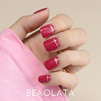 Beaolata Nail Polish Strips 32 Nail Wraps Nail Stickers Gel Nail Strips Easy Apply Remove Long Lasting Salon Quality Ber