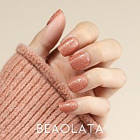 Beaolata Nail Polish Strips 32 Nail Wraps Nail Stickers Gel Nail Strips Easy Apply Remove Long Lasting Salon Quality Gol