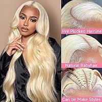 Lrnlrn 613 Lace Front Wig Human Hair 180 Density Body Wave Blonde Lace Front Wigs Human Hair Pre Plucked 613 13X6 Lace Front Wig