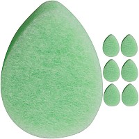 Kol Face Scrubber Cucumber Infused Exfoliating Facial Cleansing Pads Disposable Exfoliator Face Sponge For Daily Face Cleaning