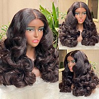 200 Density Loose Wave Lace Front Wigs Human Hair Pre Plucked 360 Hd Transparent Lace Front Wig Withbaby Hair Lace Front Wigs H