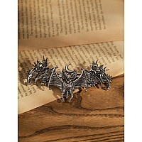 Haquil Vintage Bat Hairpin Metal Bat Wings Hair Barrettes Vintage Hair Clip For Party Costume