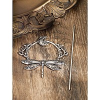 Haquil Crescent Moon Bat Hairpin Metal Bat Wings Hair Barrettes Vintage Gothic Hair Clip For Women