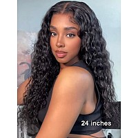 Unice Curly Human Hair Wigs Water Wave 7X5 Lace Bye Bye Knots Glueless Wigs Human Hair Pre Plucked Pre Cut With Baby Hair Put On