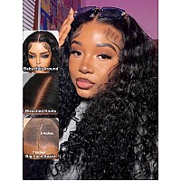 Unice Curly Human Hair Wigs 7X5 Bye Bye Knots Glueless Wigs Human Hair Pre Plucked Pre Cut Pre Baby Hair Put On And Go Wig 22 In