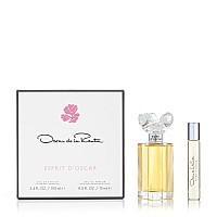 Oscar De La Renta Esprit Doscar Eau De Parfum 2 Piece Gift Set For Women Perfume Spray 34 Fl Oz And Travel Spray 05 Fl O