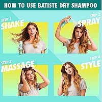 Batiste Dry Shampoo Original Fragrance Refresh Hair And Absorb Oil Between Washes Waterless Shampoo For Added Hair Texture An