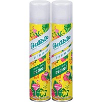 Batiste Dry Shampoo Tropical Fragrance Refresh Hair And Absorb Oil Between Washes Waterless Shampoo For Added Hair Texture An