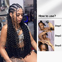 Human Braiding Hair For Boho Braids Bohemian Deep Wave Bulk 100 Human Hair For Braiding Wet And Wave Human Culry Hair For Boho