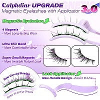 Calphdiar Magnetic Eyelashes With Applicator Manga Magnetic Lashes Magnetic Eyelashes Without Eyeliner Reusable Natural Magnetic