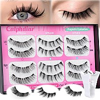 Magnetic Eyelashes Without Eyeliner Magnetic Lashes With Applicator Reusable Magnetic Eyelashes Natural Look 3 Styles False Eyel