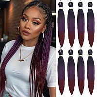 Beyond Beauty Braiding Hair Pre Stretched Braids Synthetic Fiber Ombre Yaki Texture Natural Easy Twist Braids Crochet Hair Hot