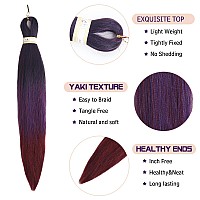 Beyond Beauty Braiding Hair Pre Stretched Braids Synthetic Fiber Ombre Yaki Texture Natural Easy Twist Braids Crochet Hair Hot