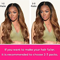 Lashey Seamless Clip In Hair Extensions Human Hair 150G 9Pcs 20 Inch Body Wave Ombre Natural Black To Medium Auburn Clip In Hair