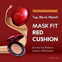 Tirtir Mask Fit Red Cushion Foundation Japans No1 Choice For Glass Skin Longlasting Lightweight Buildable Coverage Semi