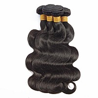 Human Hair Bundles Body Wave Bundles Human Hair 24 24 26 26 Inch 3 Bundles Human Hair 10A Grade 100 Unprocessed Brazilian Virgi