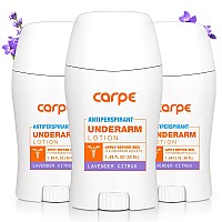 Carpe Underarm Antiperspirant And Deodorant Clinical Strength With Lavender Citrus Scent Combat Excessive Sweating Stay Fresh