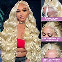 Alipeacock 613 13X6 Lace Front Wig Human Hair 200 Density Body Wave Blonde Lace Front Wigs Human Hair Pre Plucked Blonde Wig Hu