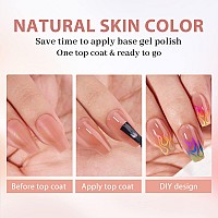 Btartbox Xcoattips Gel Nail Kit Short Coffin Press On Nails With Gel Glue Top Coat Nail Lamp Precolored Short Nail Tips Br