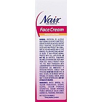 Nair Moisturizing Face Cream For Upper Lip Chin And Face Hair Removal, 2 Ounce