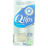 Q-tips Cotton Swabs, 170 ct