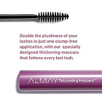 Waterproof Mascara by Almay, Thickening Volume & Length Eye Makeup, Ophthalmologist Tested, Fragrance Free, Hypoallergenic, Black, 0.26 Oz