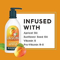 JASON Natural Body Wash & Shower Gel, Glowing Apricot & White Tea, 30 Oz