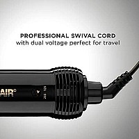 Conair 2-In-1 Hot Air Curling Combo, Includes 1.5-Inch Curl Brush And 1-Inch Aluminum Bristle Brush