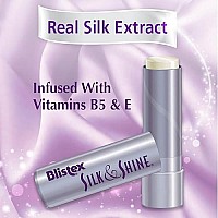 Blistex Silk & Shine Lip Balm, 0.13 Ounce Tube, Pack of 12 - Vitamin B5 & E, Bulk Lip Balm, Super Smooth Lip Moisturizer, Sheer Gloss for Finished Appearance