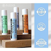 Plantlife Herbal Lip Balm - We Blend the Finest Olive Oil with Organic Beeswax to Create the Most Soothing Lip Balm - Made in California