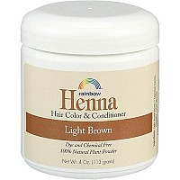 Rainbow Research Henna Hair Color and Conditioner Persian Light Brown, 4 Ounce