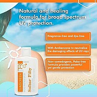 Person & Covey SPF 50 Sunscreen Face & Body Sun Cream - Solbar Fifty Body & Face Sunscreen SPF 50 Broad Spectrum Sunscreen - Water-Resistant Sun Cream, Sun Screen Protector for Face & Body - 4 Fl. Oz.