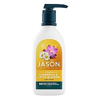 JASON Natural Body Wash & Shower Gel, Relaxing Chamomile & Lotus Blossom, 30 Oz