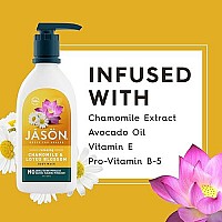 JASON Natural Body Wash & Shower Gel, Relaxing Chamomile & Lotus Blossom, 30 Oz