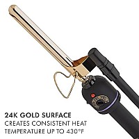 Hot Tools Pro Artist 24K Gold Marcel Iron | Long Lasting Curls, Waves (1/2 in)