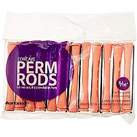 Marianna Long Pink Perm Rods, 12 Count