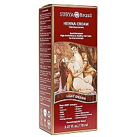 Henna Light Brown Cream Surya Nature, Inc 2.31 oz Cream