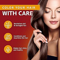 Surya Brasil - Henna Cream Hair Color Treatment, Semi Permanent Hair Color for Gray Coverage, Natural Henna Hair Color, Deep Conditioning Hair Dye, Dark Brown, 2.37 oz / 70 ml