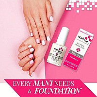 Nail Tek Foundation 3, Ridge Filling Strengthening Base Coat for Hard and Brittle Nails, 0.5 oz, 1-Pack