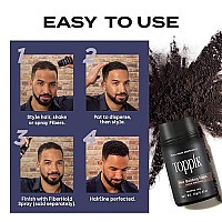 Toppik Hair Building Fibers Dark Brown Hair Fibers Hair Thickener For Thinning Hair Hair Care To Create The Appearance Of Thicker Hair 0.42 Oz (Pack Of 1)