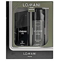 Lomani Men's 2 Piece Gift Set - Blue, 10.14 Fl