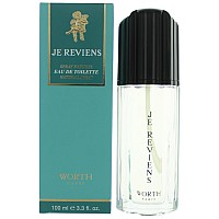 Worth Je Reviens For Women. Eau De Toilette Spray, 3.3 Ounces