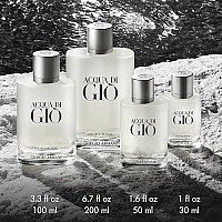 Acqua Di Gio By Giorgio Armani for Men, Eau De Toilette Spray 3.4 Fl Oz (Packaging may vary)